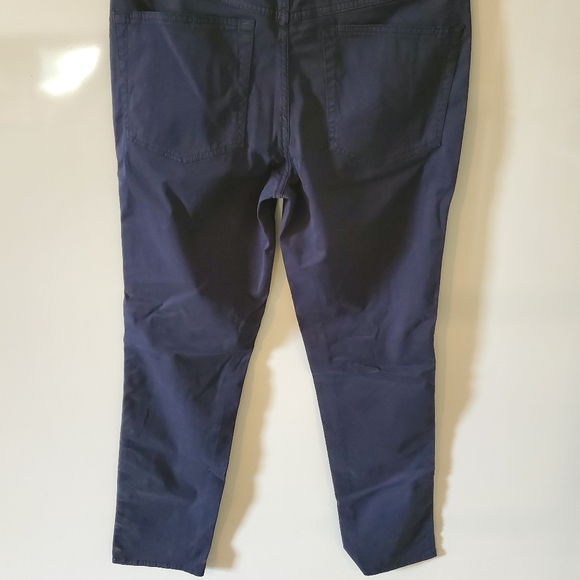 DANIEL CREMIEUX MENS BLUE SLIM FIT PANTS - Picture 5 of 6